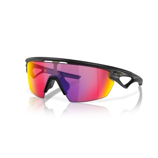 Oakley Sphaera Sunglasses (Lens Colour: Prizm Road) matte black - 1 pair of glasses with hard case
